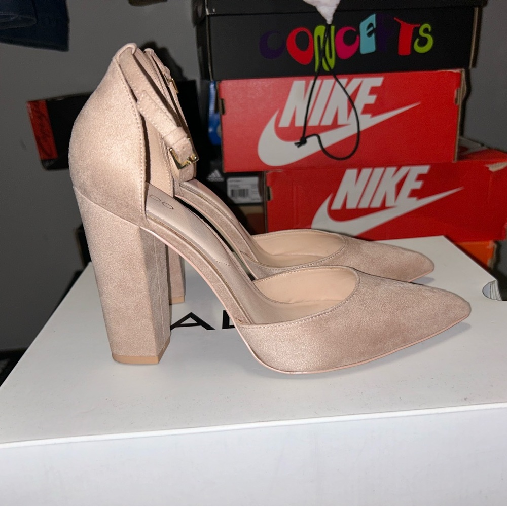 Aldo Suede Blush Heel